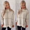 Cozy In Calabasas Plaid Sweater/Tunic