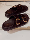 MIA Gen Sandals - Chocolate Suede