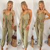 Striking Stone Wash Jumpsuit