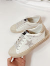 Gaby Neutral Rhinestone Star Sneakers