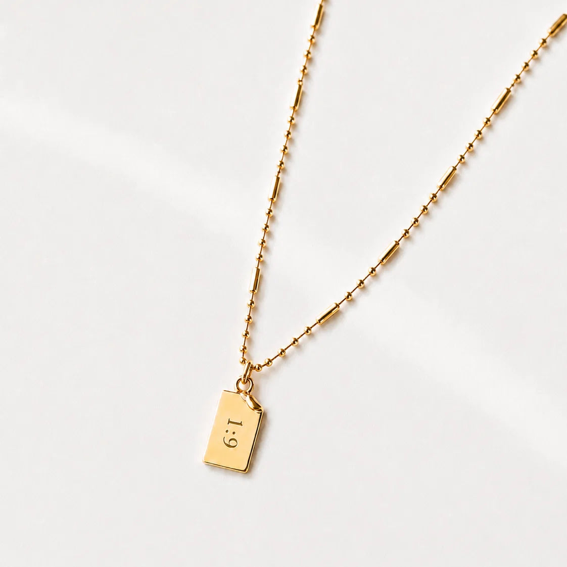 Lenny & Eva | Storytellers Necklace Collection - Joshua 1:9