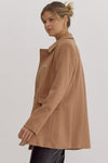 Warm Embrace Elegant Faux Wool Coat