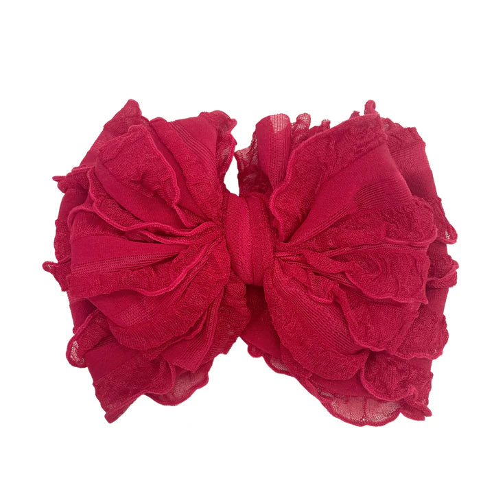 Assorted Ruffled Headband Bows