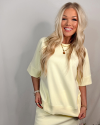 Buttercream Bliss Essential Luxe Basic Top - Lemonilla