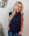 Cabin Cozy Cable Knit Sweater Vest / Top