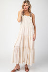 Stevie Lace Detailed Overall Dress