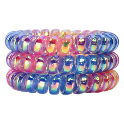 Assorted Set of 3 Hotline Spiral Hair Ties