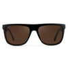 WMP Eyewear - Dallas Polarized Sunglasses -  Black / Brown Lens