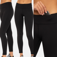 Worth The Hype High-Waisted Sleek Leggings - Black