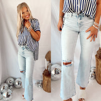 Candice High Rise Cropped Jeans