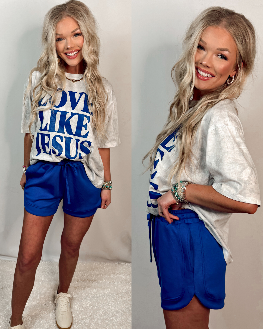 Soft Structure Essential Drawstring Shorts - Cobalt