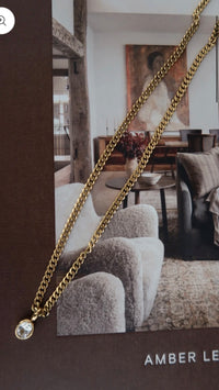 Audrey Chain + Charm Water Resistant Necklace