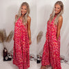 Whimsical Printed Tiered Maxi Dress