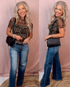 Sultry Safari Leopard Print Mesh Top