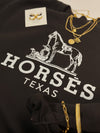 Horses Texas Graphic Sweatshirt