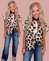 Primal Poise Printed Ruffle Blouse