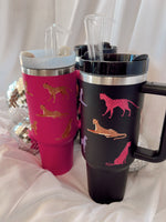 Wild About You 40oz Stainless Steel Tumblers