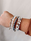 Crystal Clear 5 Piece Bracelet Stack
