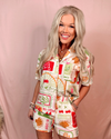 Tropical Lagoon Getaway Printed 2 Piece Set