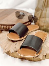 Cabana Slide Sandal- Black