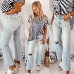 Candice High Rise Cropped Jeans