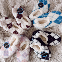 Argyle Faux Fur Snoozies