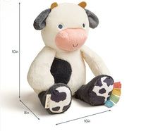 Itzy Ritzy Sweetie Snuggles Plush: Cow