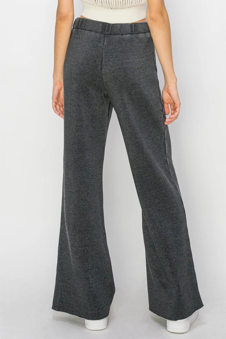 Ready To Run Relaxed Drawstring Pants - Black