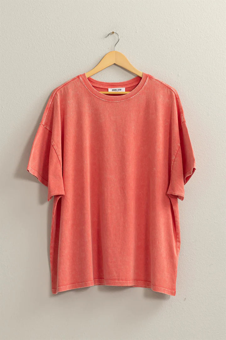 Your Best Basic Oversized Top - Watermelon