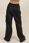 Ideal Comfort Cargo Leisure Bottoms- Black