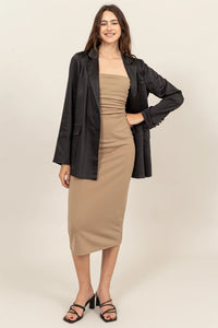 Sleek & Elegant Satin Blazer