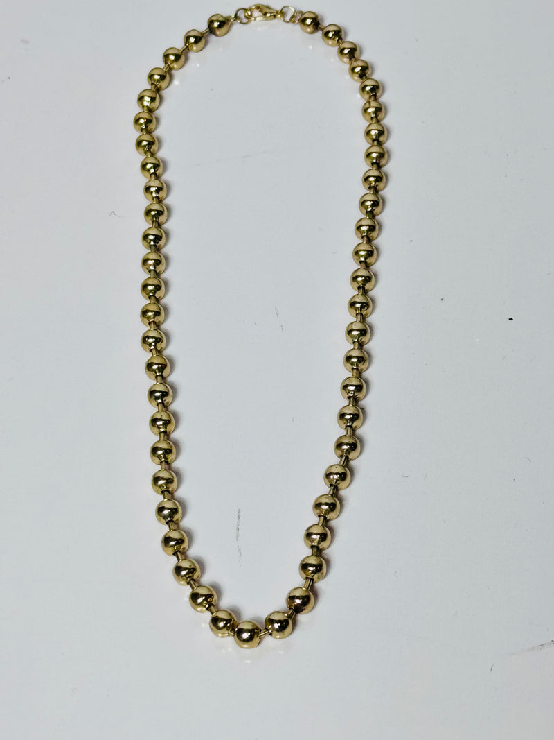 Asst Gold Bead Necklaces