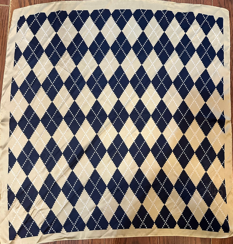 Silk Square Vintage Printed Scarf