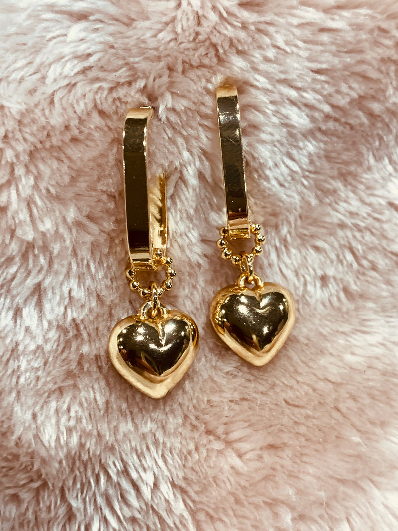 Hearts of Gold Earrings