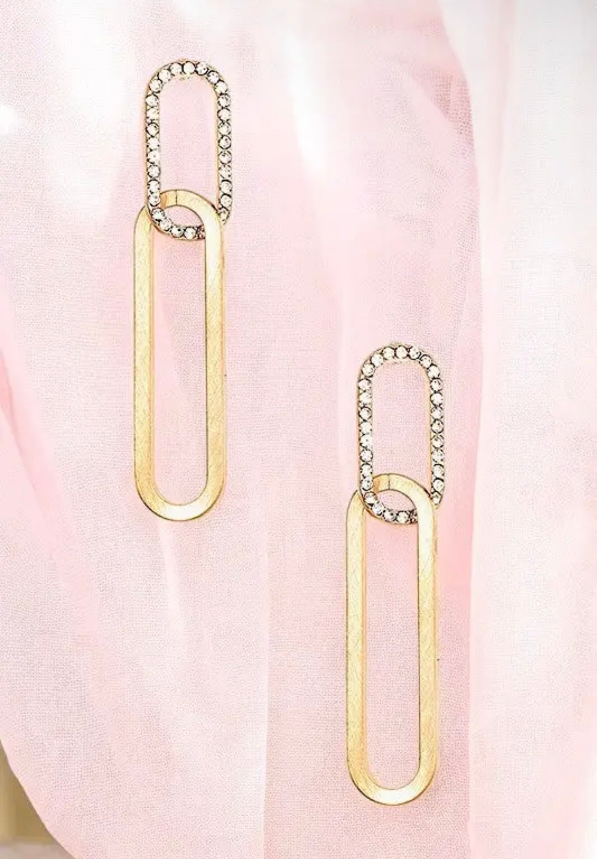 Golden Statement Dangle Earring