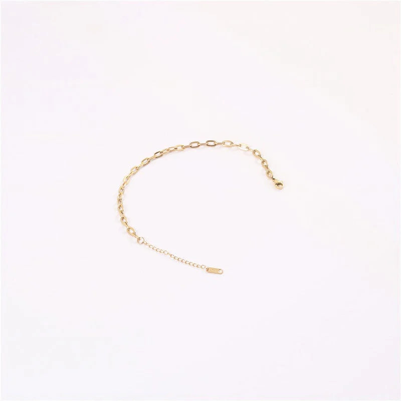 ALCO 18K Gold Plated Water Resistant - Gold Neon Moon Anklet