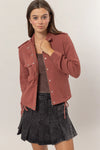 Falling For Functionality Utility Gauze Light Jacket