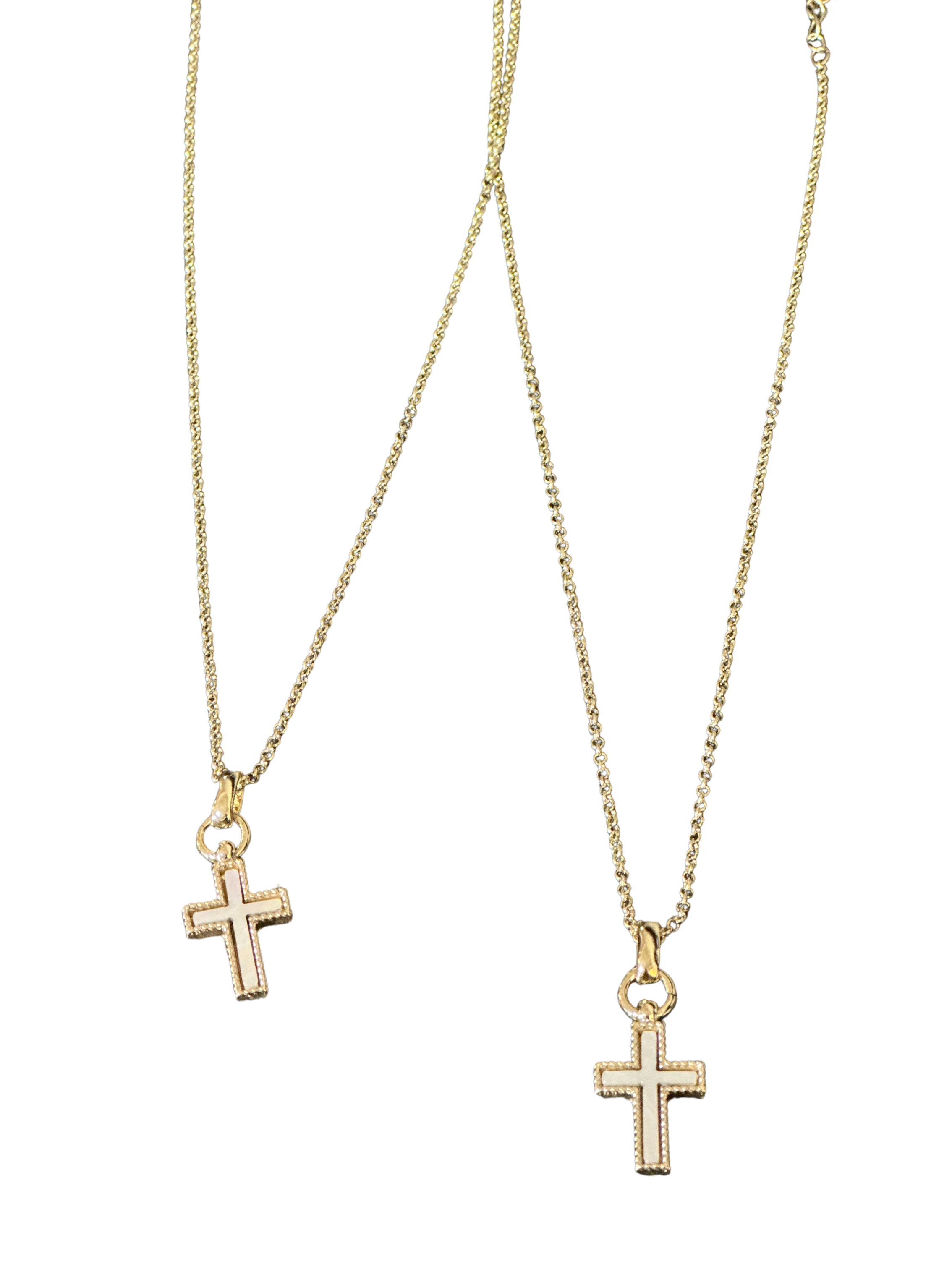 Gilded in Opal Cross Pendant Necklace