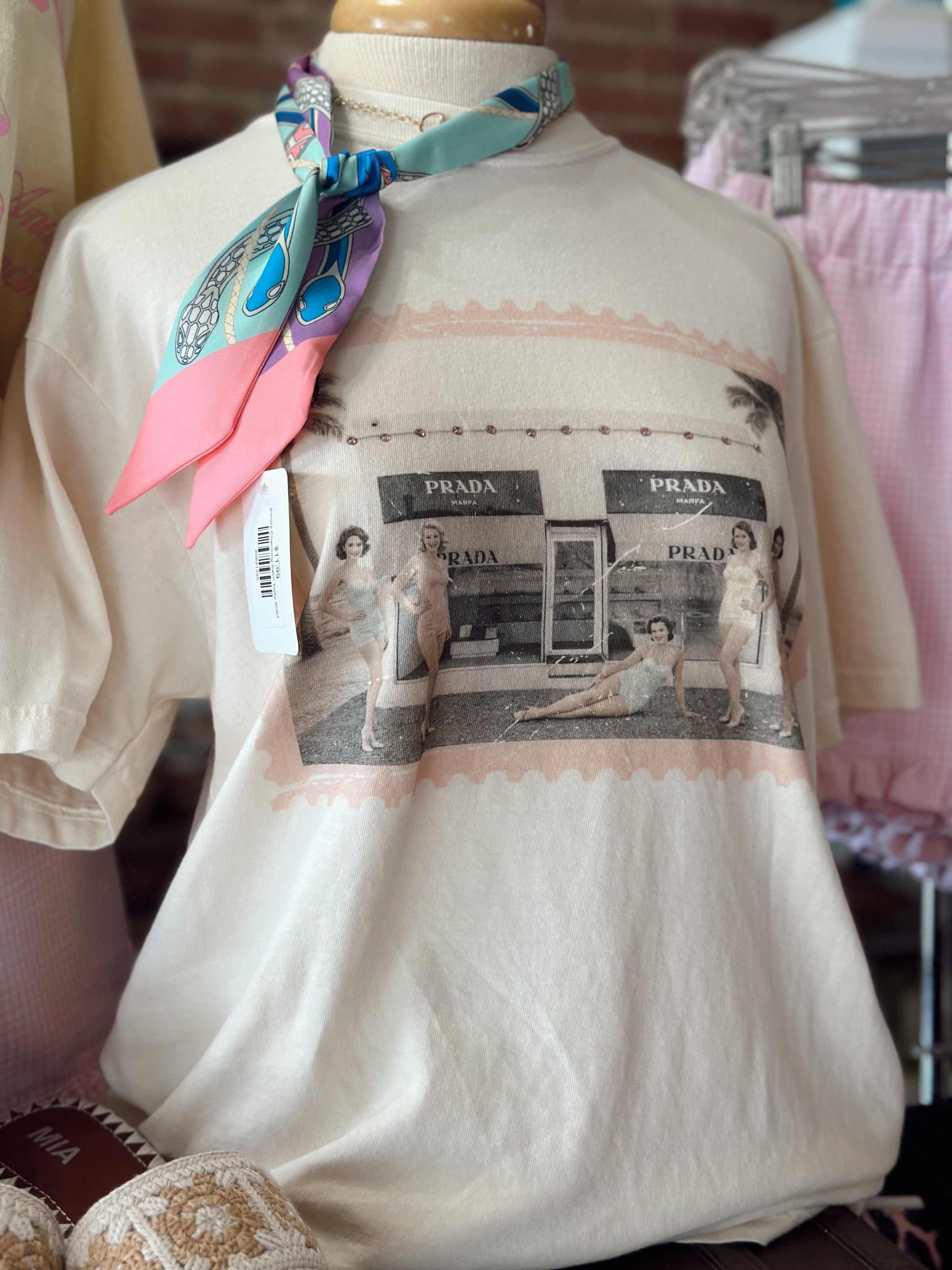 Vacation to Marfa Embellished Graphic Tee