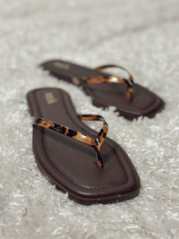 MIA Keely Slides - Leopard/Brown