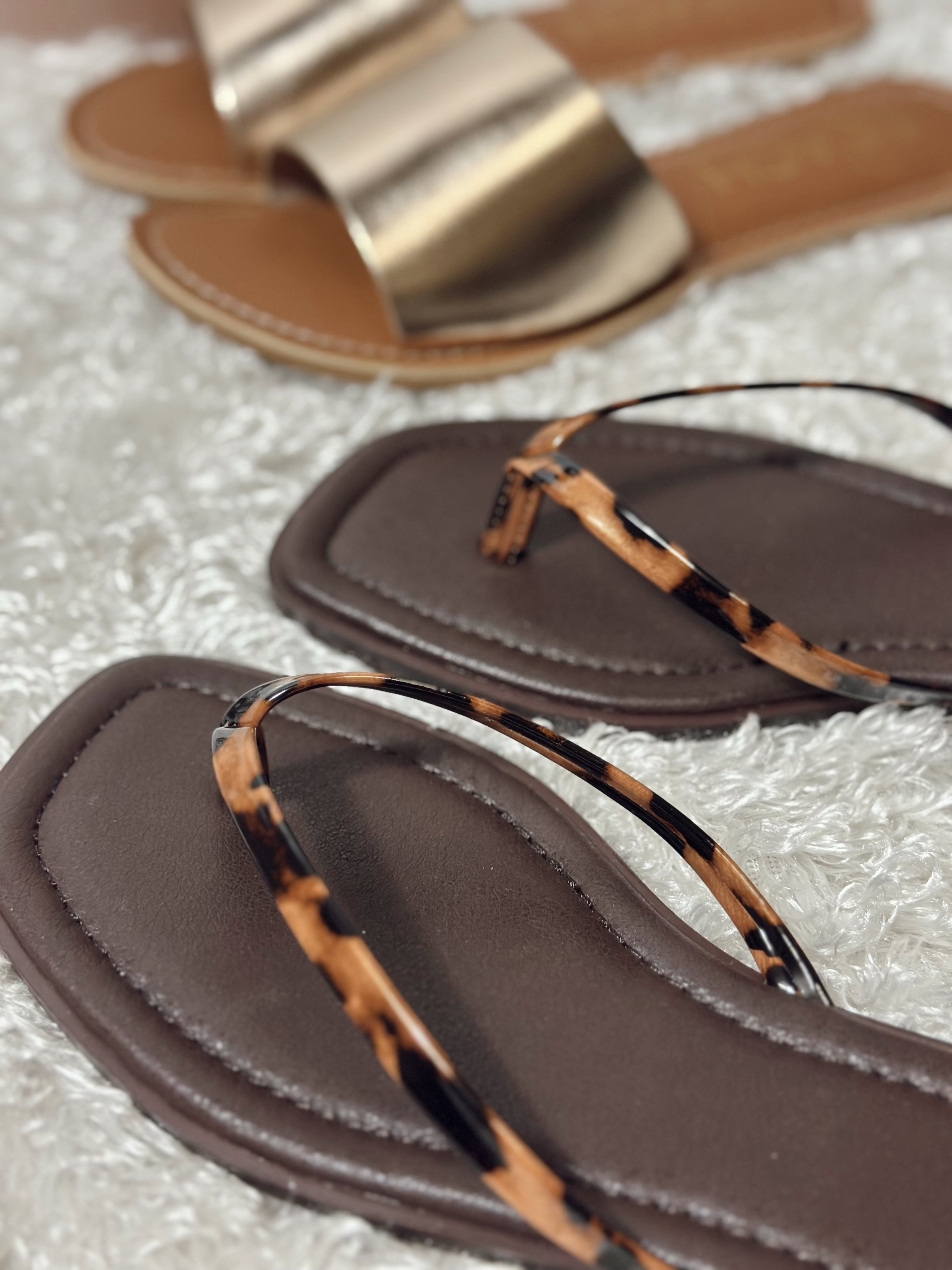 MIA Keely Slides - Leopard/Brown