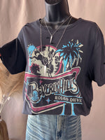 Distressed Beverly Hills Rodeo Drive Graphic Tee