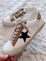 Modern Taupe Star Sneakers