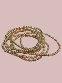 Mixed Essentials Silver + Gold Beaded Bracelet Set of 7