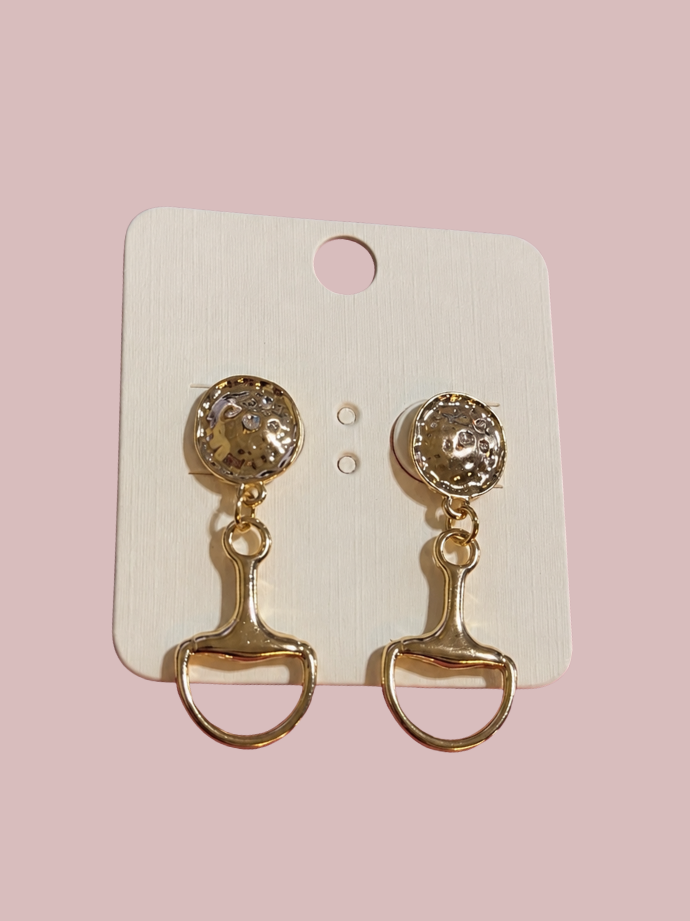 Winner's Circle Horsebit Post Earrings