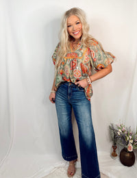 Better in Blue Tummy Control High Rise Straight Leg Jeans - Dark
