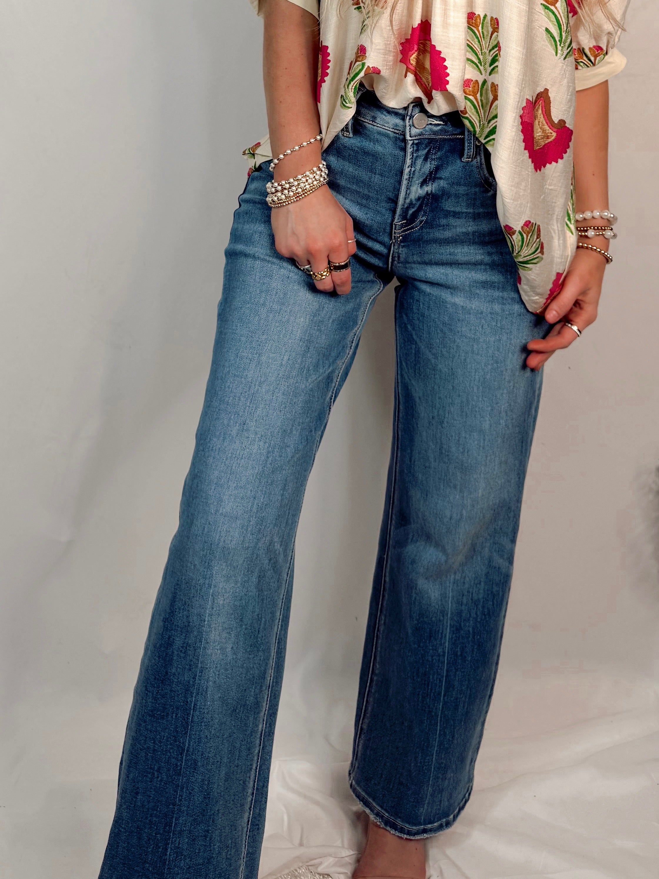 Road Trip High Rise Ankle Straight Leg Jeans