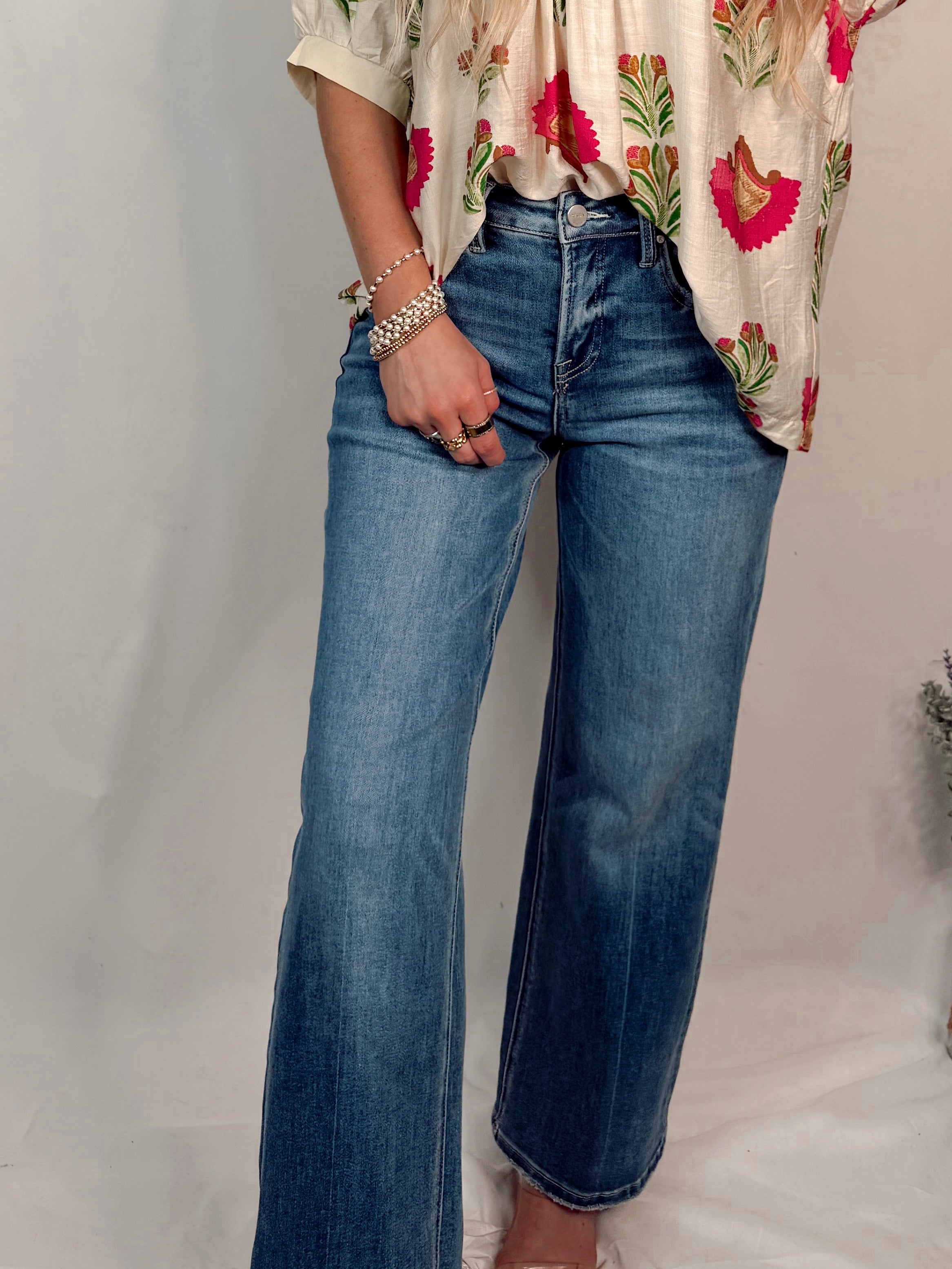 Road Trip High Rise Ankle Straight Leg Jeans