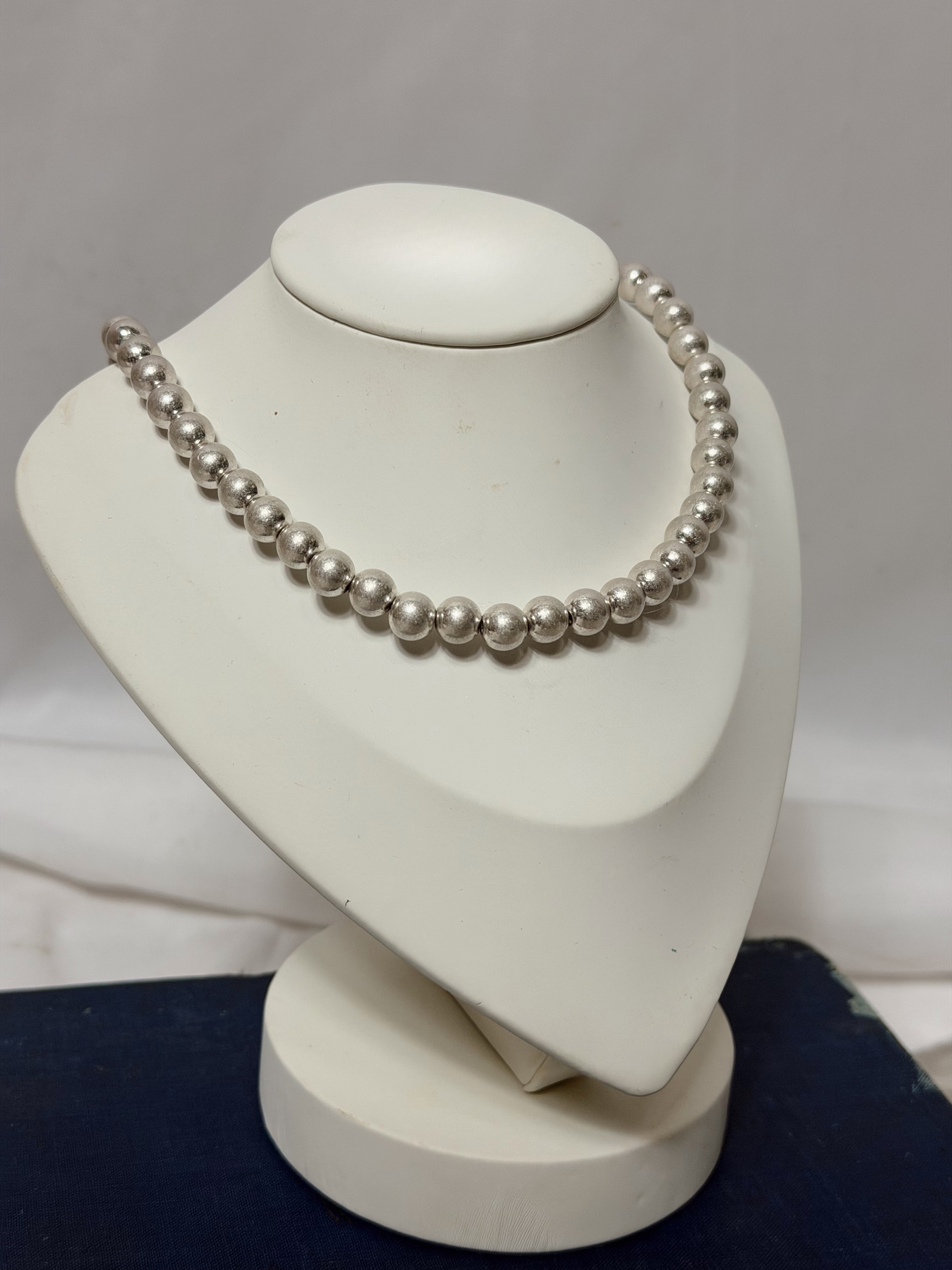 Silver Lining Beaded Necklace - Large