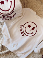 Maroon Texas Graphic Sweater